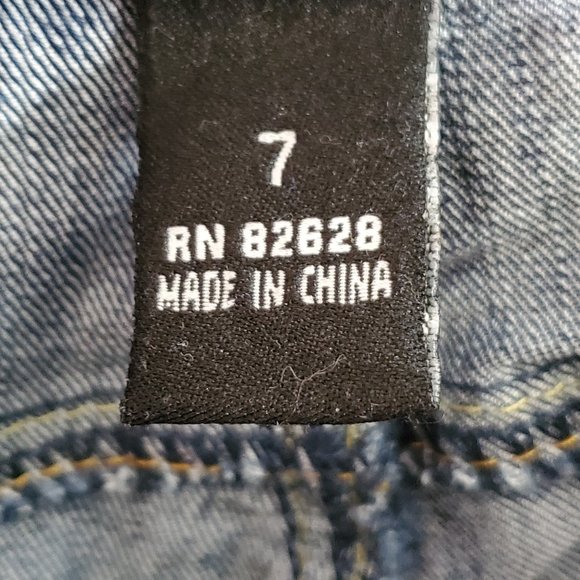 Southpole Boot Cut Medium Wash Stretch Boot Cut Blue Jeans Size 7 Juniors - Picture 8 of 13